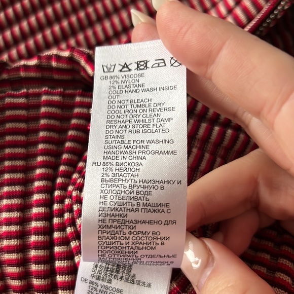 Reiss Burgundy Sweater - Picture 5 of 5